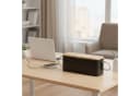 RELAXDAYS Kabelbox aus Bambus, Natur-Schwarz Bild 1