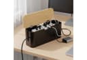 RELAXDAYS Kabelbox aus Bambus, Natur-Schwarz Bild 3
