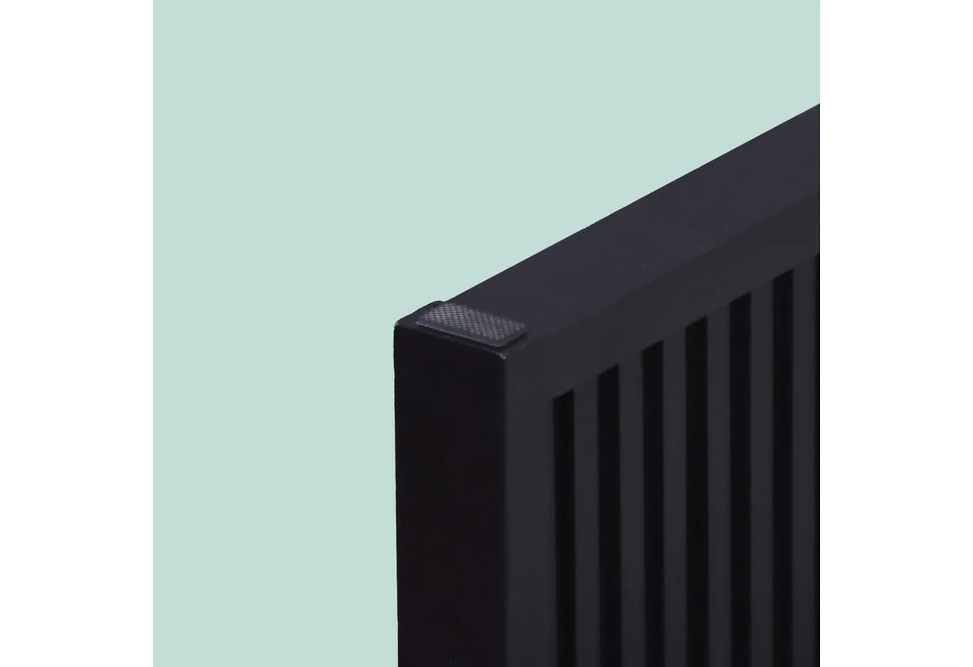relaxdays Sitzbank Minimalistische Bambusbank ohne Lehne Schwarz - Bild 5