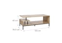 relaxdays TV-Bank TV Lowboard bis 55 Zoll Holzoptik Bild 4