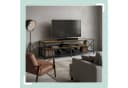 relaxdays TV-Bank TV Lowboard 4 Fächer, 180 cm, Braun, Schwarz Bild 5