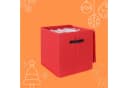 relaxdays Aufbewahrungsbox Weihnachtskugel, Rot, mit Schubladen Bild 3