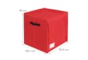 relaxdays Aufbewahrungsbox Weihnachtskugel, Rot, mit Schubladen Bild 4