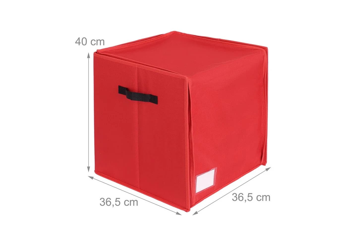 relaxdays Aufbewahrungsbox Weihnachtskugel, Rot, mit Schubladen - Bild 4