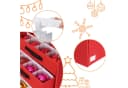 relaxdays Aufbewahrungsbox Weihnachtskugel, Rot, mit Schubladen Bild 5