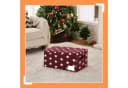 relaxdays Aufbewahrungsbox Weihnachtskugel, rot Bild 1