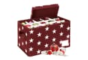 relaxdays Aufbewahrungsbox Weihnachtskugel, rot Bild 2