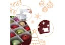 relaxdays Aufbewahrungsbox Weihnachtskugel, rot Bild 5