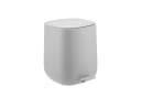 relaxdays Kosmetikeimer Bad Mülleimer 5 l Softclose grau Bild 2