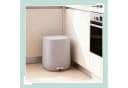 relaxdays Kosmetikeimer Bad Mülleimer 5 l Softclose grau Bild 3