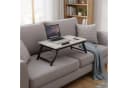 RELAXDAYS Laptoptisch Höhenverstellbar Grau-Schwarz mit Schublade Bild 1