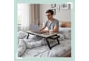 RELAXDAYS Laptoptisch Höhenverstellbar Grau-Schwarz mit Schublade Bild 3