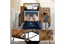 relaxdays Laptoptisch Höhenverstellbar Industrial Schwarz Bild 5