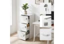relaxdays Aktenschrank Hängeregister Weiß Bild 5