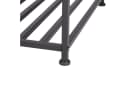 relaxdays Nachttisch Industrial mit Fach & Ablage, Schwarz/Braun Bild 5