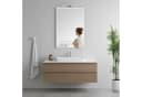 relaxdays Wandspiegel Rahmenloser Spiegel mit Facettenschliff 50 x 70 cm Bild 1
