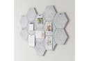 relaxdays Akustikplatte Hexagon Akustikplatten Set selbstklebend, 36-St, grau Bild 5