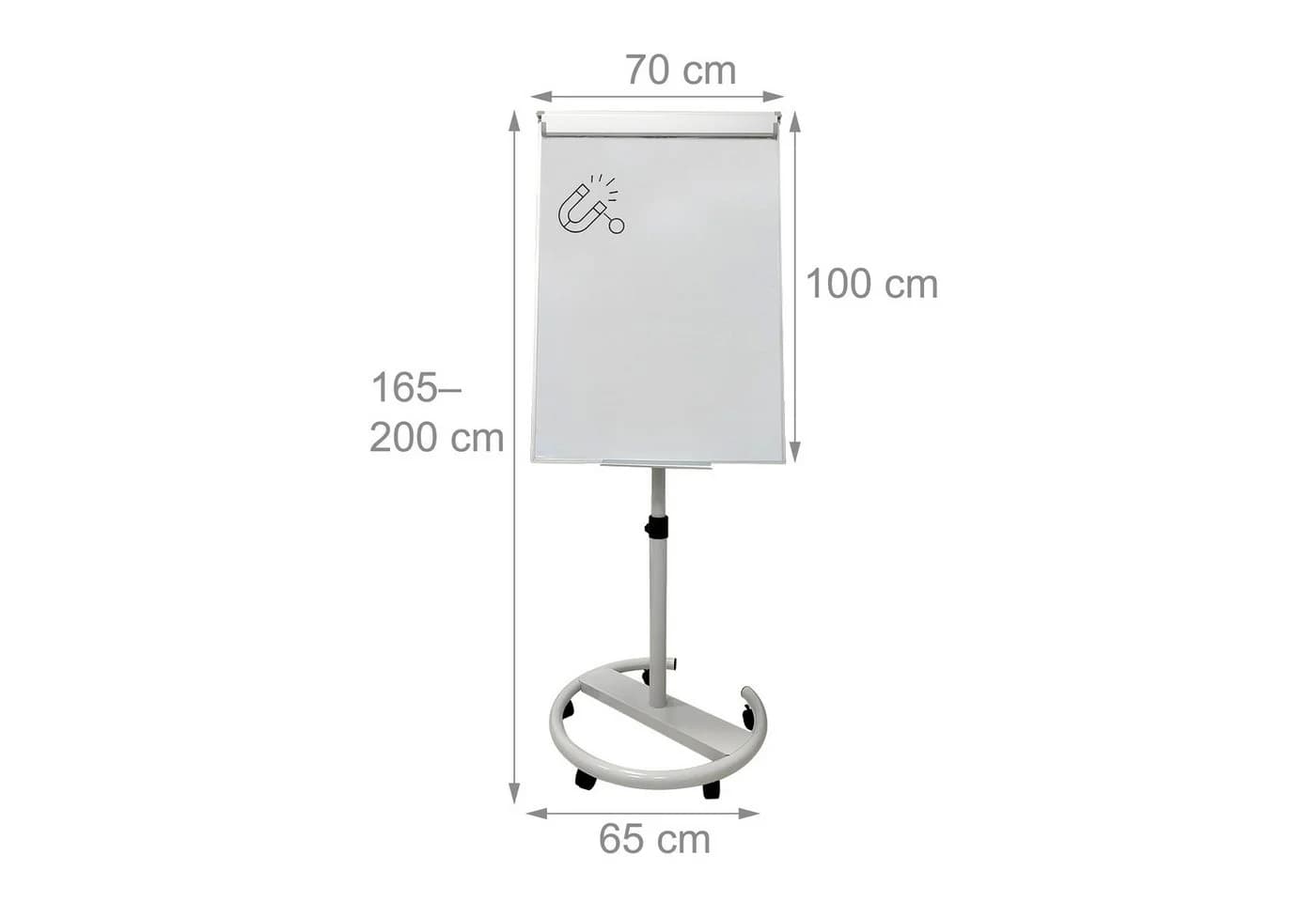 relaxdays Magnettafel Flipchart Whiteboard 2 Arme - Bild 4