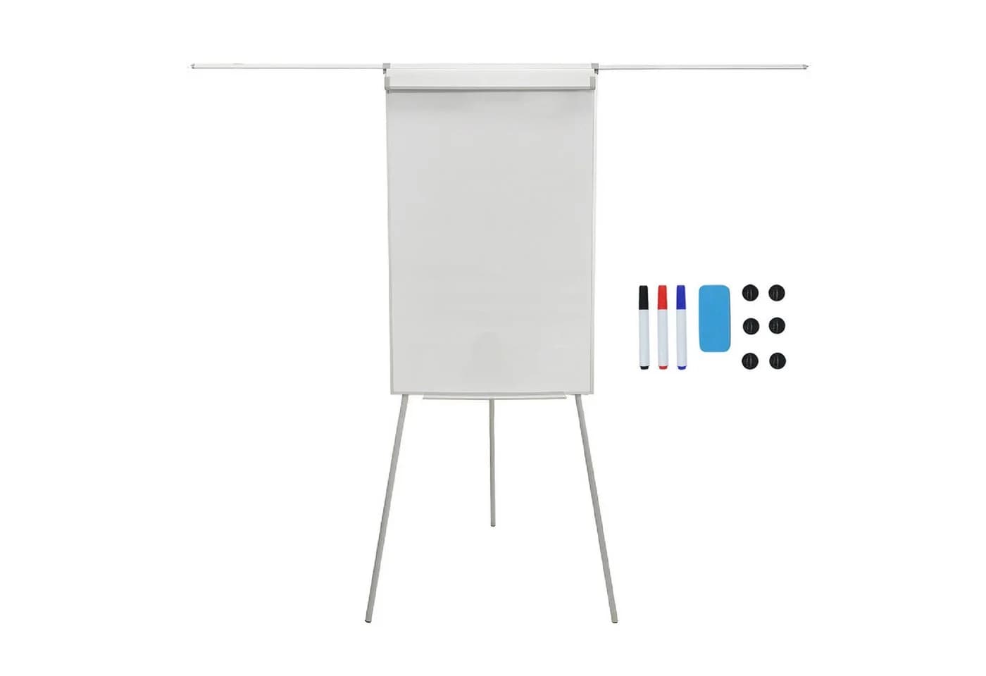 RELAXDAYS Magnettafel Flipchart Whiteboard 2 Arme Weiß - Bild 2