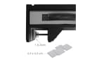 relaxdays Klemm-Nachttisch 2er Set Bambus Schwarz Bild 5