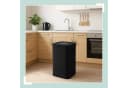 relaxdays Flaschensammler Pfandflaschen-Sammelbehälter 100 l Schwarz Bild 1