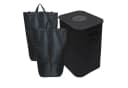 relaxdays Flaschensammler Pfandflaschen-Sammelbehälter 100 l Schwarz Bild 2