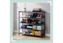 relaxdays Schuhregal Industrial-Schwarz Bild 1