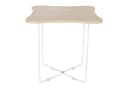 relaxdays Beistelltisch Skandi Design Weiß Holzoptik Bild 2