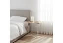 relaxdays Beistelltisch Skandi Design Weiß Holzoptik Bild 3