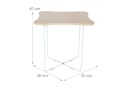 relaxdays Beistelltisch Skandi Design Weiß Holzoptik Bild 4