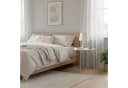 relaxdays Beistelltisch Skandi Design Rund Weiß Holzoptik Bild 3