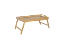 relaxdays Klappbares Betttablett Bambus Natur Bild 2