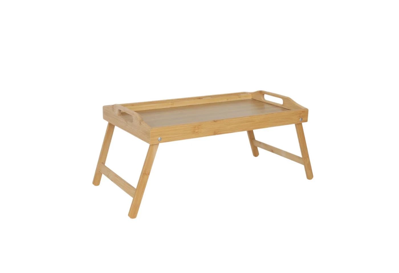 relaxdays Klappbares Betttablett Bambus Natur - Bild 2