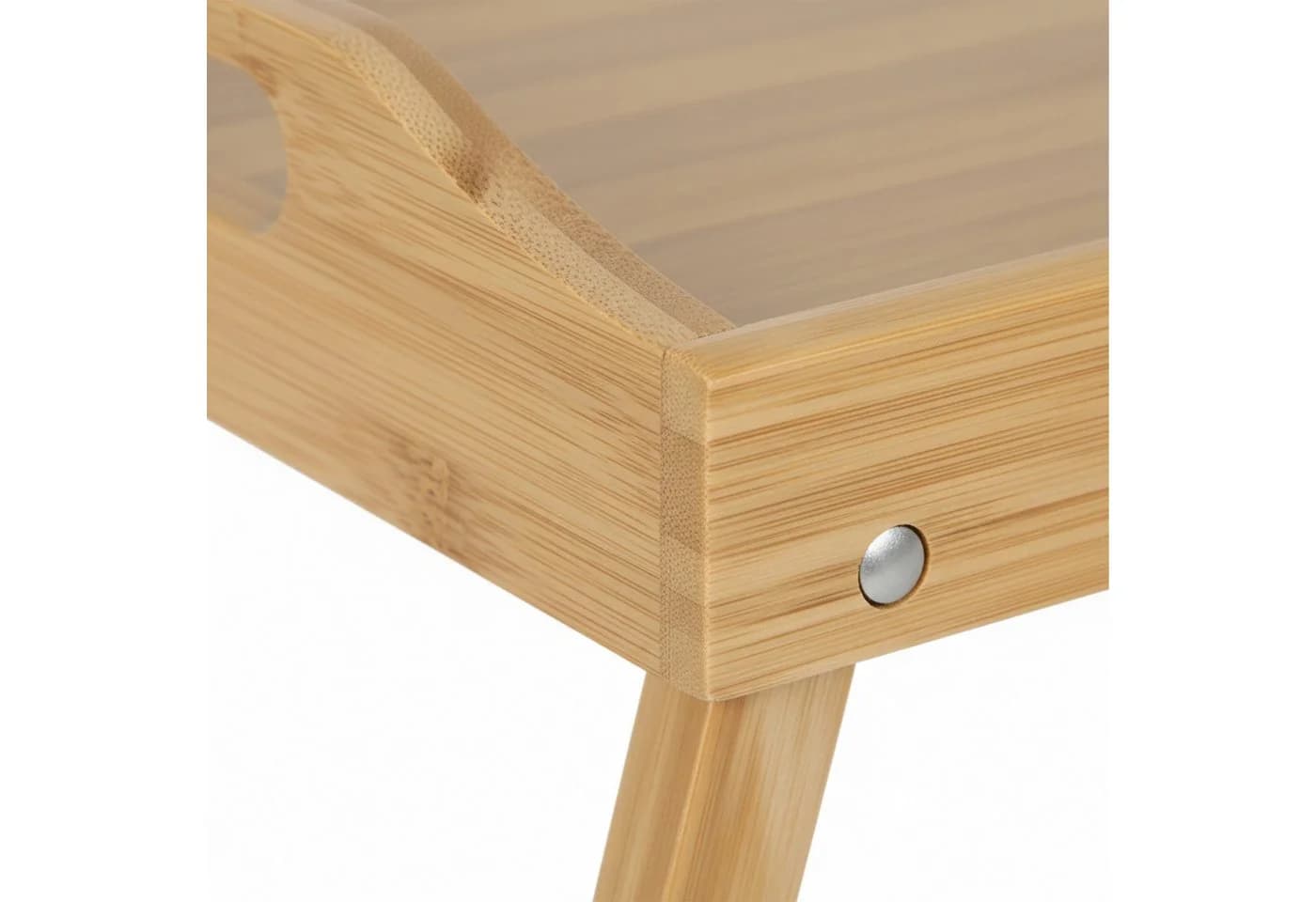 relaxdays Klappbares Betttablett Bambus Natur - Bild 5