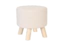 relaxdays Sitzhocker Cord Beige Bild 2