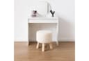 relaxdays Sitzhocker Cord Beige Bild 3