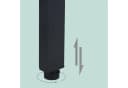 relaxdays Konsolentisch mit Schublade, Dunkelbraun, Industrial-Style Bild 5