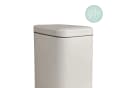 relaxdays Kosmetikeimer Bad Mülleimer 5 l Softclose Beige Bild 1