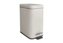 relaxdays Kosmetikeimer Bad Mülleimer 5 l Softclose Beige Bild 2