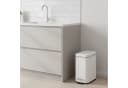 relaxdays Kosmetikeimer Bad Mülleimer 5 l Softclose Beige Bild 5