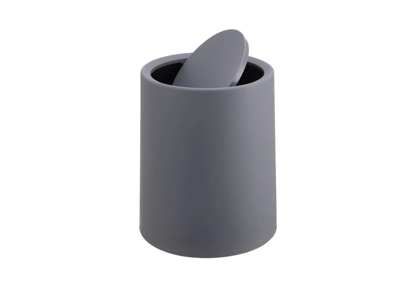 relaxdays Kosmetikeimer mit Schwingdeckel 6 Liter Grau - Bild 2