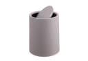 relaxdays Kosmetikeimer mit Schwingdeckel 6 Liter Beige Bild 2