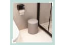 relaxdays Kosmetikeimer mit Schwingdeckel 6 Liter Beige Bild 3