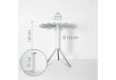 relaxdays Wäscheständer Oktopus Weiß Ausziehbar Bild 4
