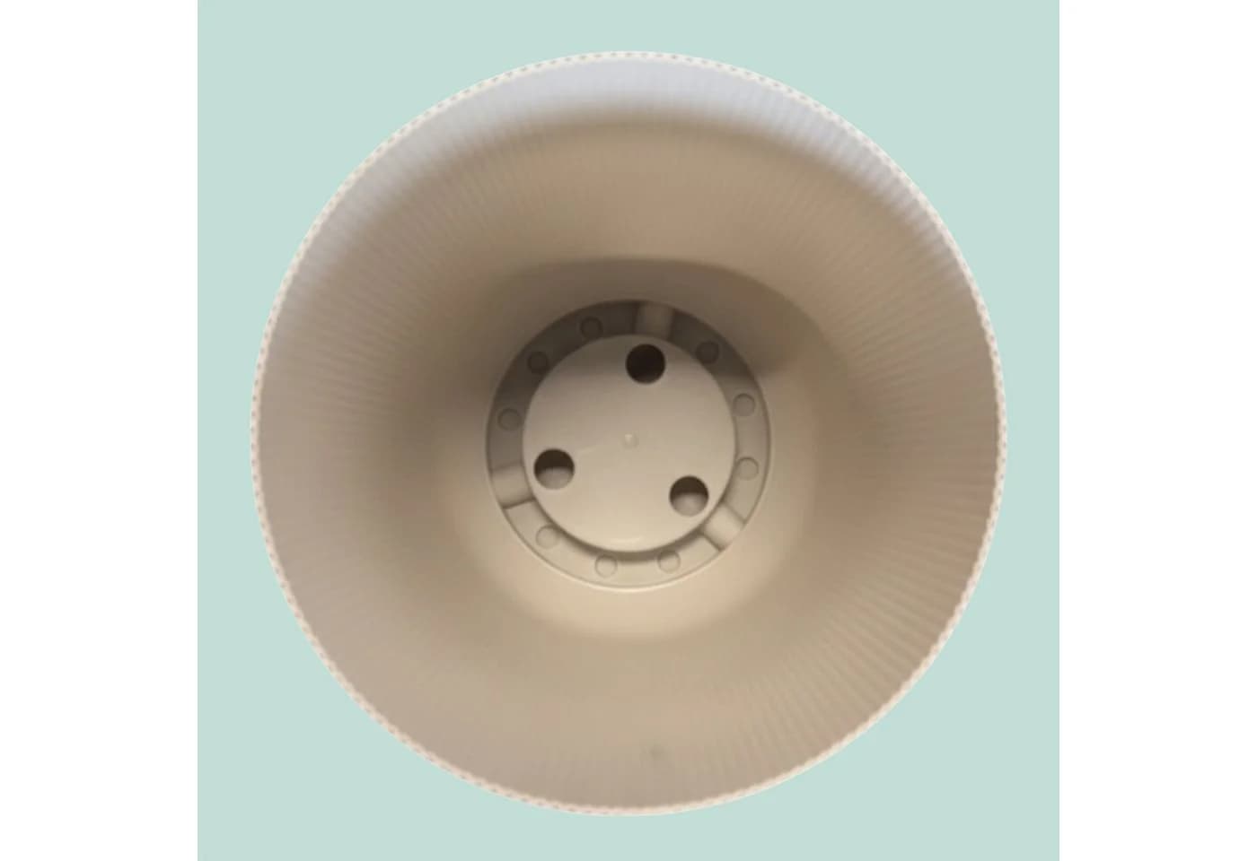 relaxdays Blumentopf mit Untersetzer 2er Set Beige - Bild 5