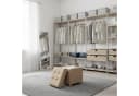 relaxdays Stauraumhocker Beige mit Stauraum Bild 3