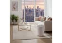 relaxdays Stauraumhocker Beige Samt mit Stauraum Bild 1