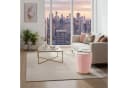 relaxdays Stauraumhocker Samt Altrosa mit Stauraum Bild 1