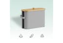 relaxdays Toiletten-Ersatzrollenhalter 12 Rollen grau Bild 3