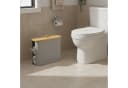 relaxdays Toiletten-Ersatzrollenhalter 12 Rollen grau Bild 5